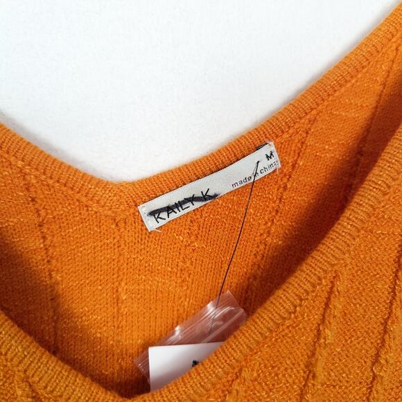 NWT Kaily K Clementine Textured Stripe Sleeveless Knit Top - Picture 5 of 7